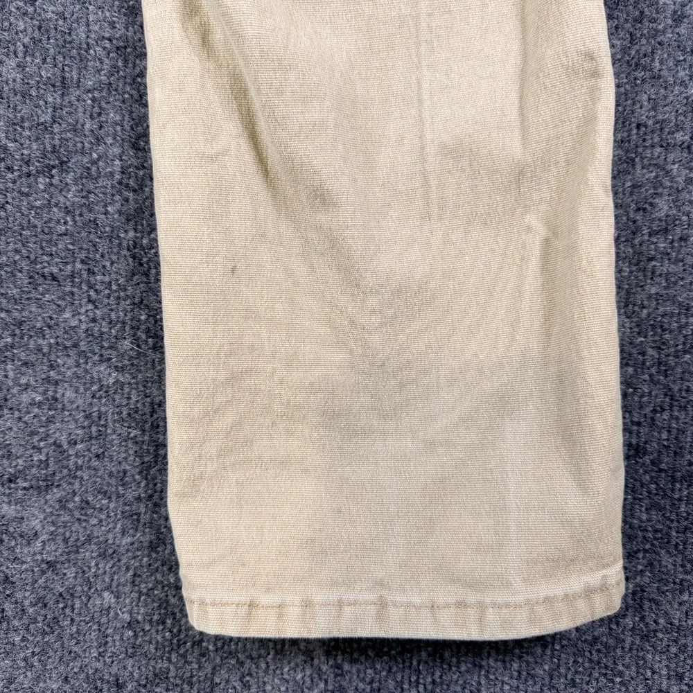 Weatherproof Vintage Flex Utility Pants Mens 34x29 Beige Cotton Relaxed‎ Fit